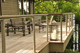 cable railings deck