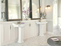 traditional sink mirror