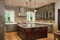 transitional kitchen island