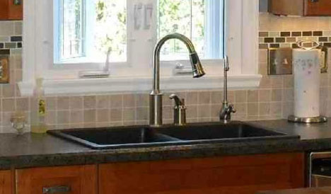 cast iron drop in sink