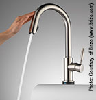 touch activated kitchen faucet