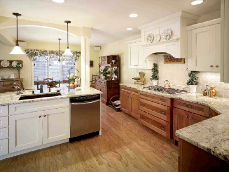 open space kitchen bright spacious