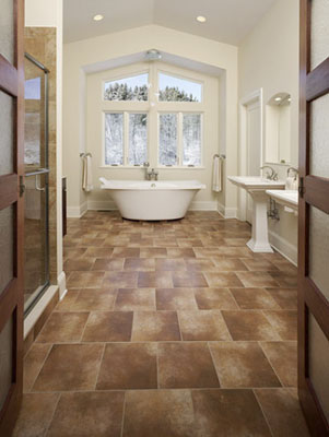 slip resistant floor tile